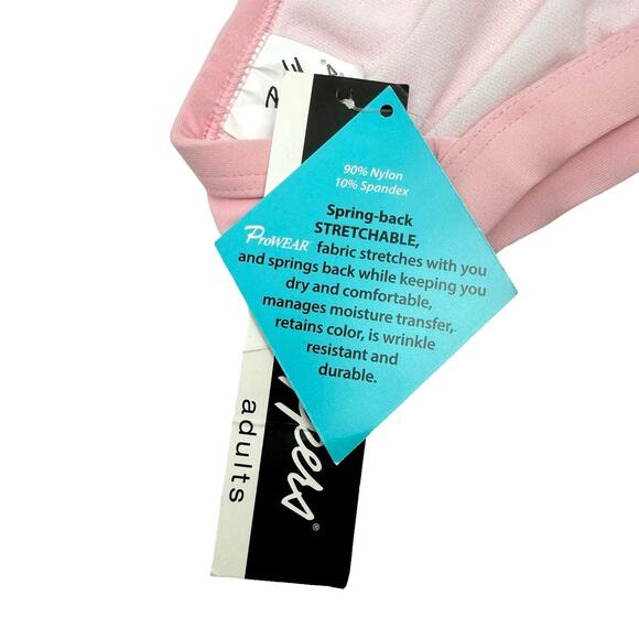 Body Wrappers NWT Light Pink Prowear Halter Open Back Bra Pull Over Dance Top - Picture 5 of 8